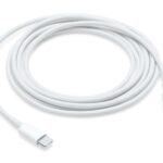 Apple USB-C Male į Lightning Male Kabelis 2m, Balta