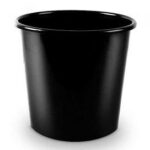 Šiukšlių dėžė Forpus, 11l, juoda, plastikinė