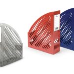 Stovas dokumentams Forpus, 7cm, dūminis, plastikinis