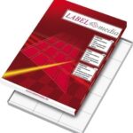 Lipnios etiketės LabelMedia, A4, baltos, 105x148.5 mm, (4) (100)  0707-752