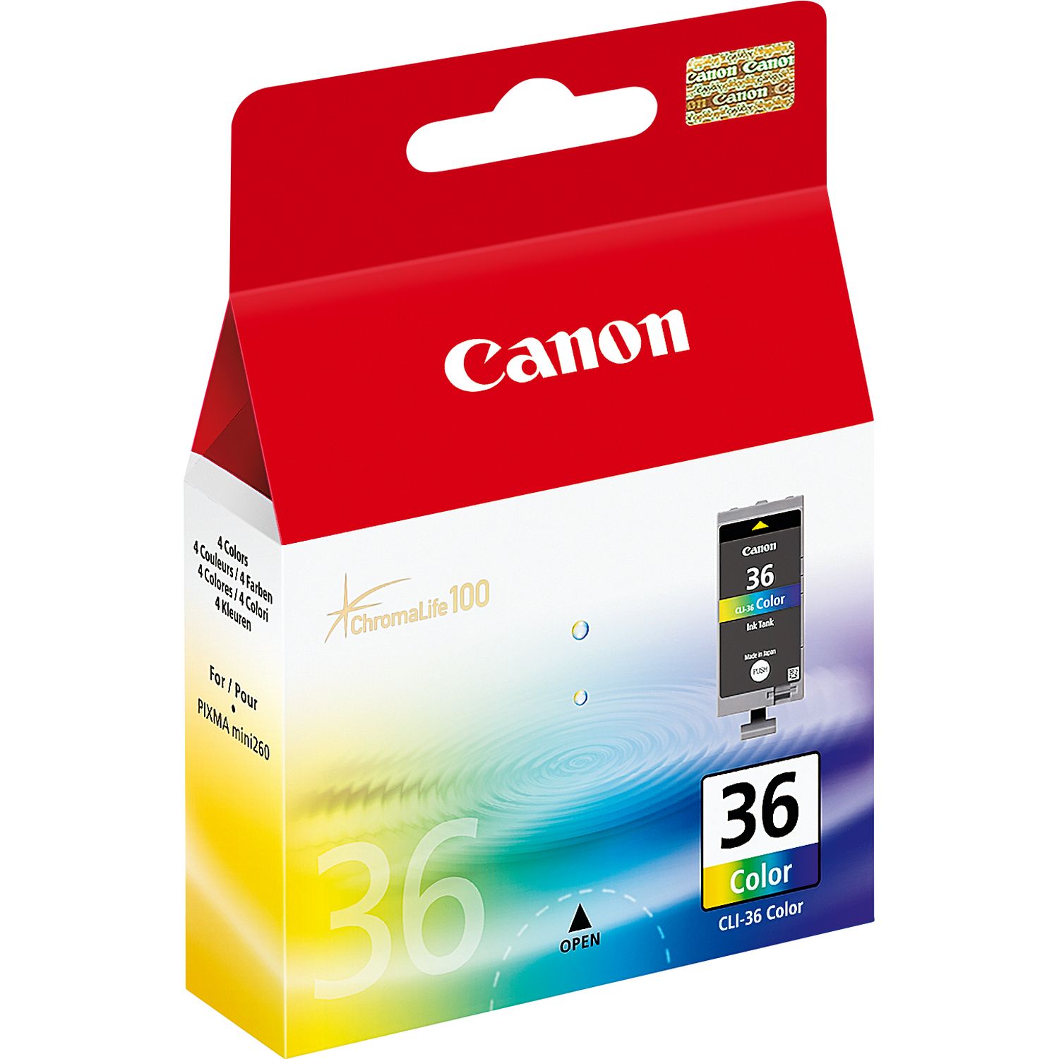 162CNCLI361 Kasetė Canon CLI-36 CMY 103psl OEM - Image 1