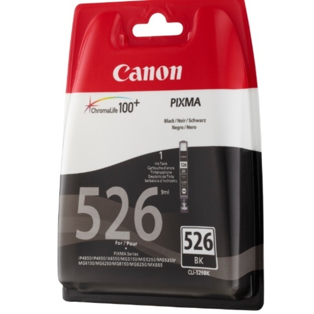 162CNCLI526K Kasetė Canon CLI-526K BK 600psl OEM - Image 1