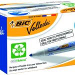 Bic Žymeklis baltai lentai Velleda 1701 1-5 mm, mėlynas, pakuotėje 12 vnt. 525826