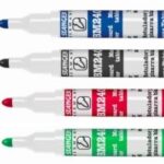 Žymeklis baltai lentai Stanger BM240, 1-3 mm, apvali galvutė, raudonas 1 vnt.