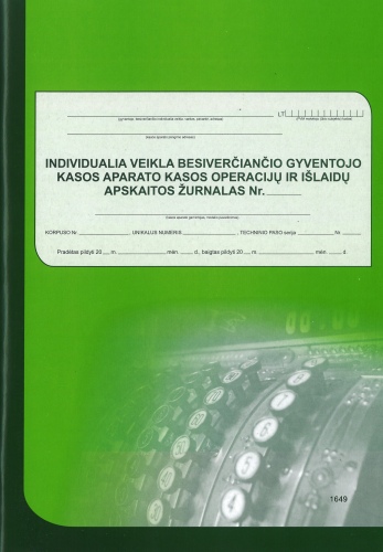 BFlWt2FBM14xstCoenyNqayoq5g9meWo08jNf6wS KA žurnalas individualia veikla besiverčiančiam gyventojui, vertikalus, A4, 3-jų dalių virš., 74 l. - Image 1