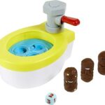 Ecost Prekė po grąžinimo Mattel Games - Turbo Poop Catcher, Žaislas Vaikams su Tualeto Žaislu