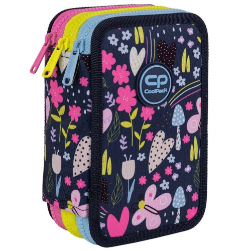 MIjak4U4OeaCU3E3ejIjvx3msJaFSrqfVj6eC2pI Forminis trijų skyrių penalas su priedais CoolPack Jumper 3 IN THE GARDEN - Image 1