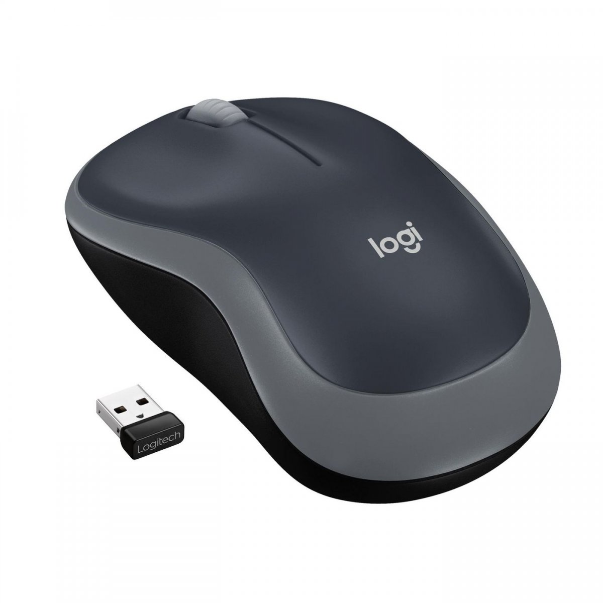 Mouse_Logitech_M185_wireless_BK_GY Pelė Logitech M185 belaidė USB BK/GY - Image 1