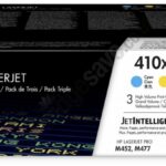 HP 410X (CF252XM) 3-pack Lazerinė kasetė, C/M/Y