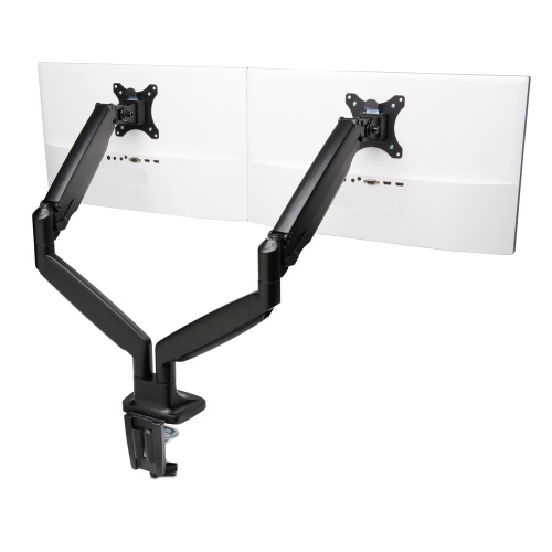 eMsUjFhSwOoX8kB9ySy6hXNziPZZkPh3VL3d20wp Kensington K59601WW SmartFit One-Touch Dual Monitor Arm Monitoriaus laikiklis, Juoda - Image 1