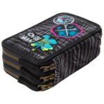 Forminis trijų skyrių penalas su priedais CoolPack Jumper 3 Badges Girls Grey - Image 2