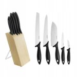 Fiskars Essential 1023782 Peilių stovas su 5 peiliais