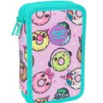 Forminis dviejų skyrių penalas su priedais CoolPack Jumper 2 Happy donuts